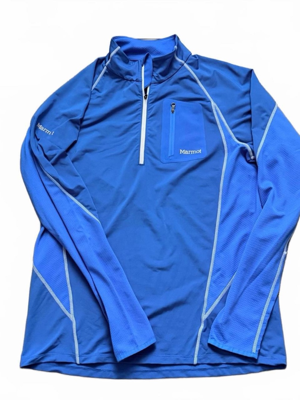 Marmot Men's Royal Blue Lightweight Quarter-Zip Shirt Jacket